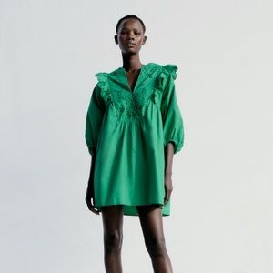 Zara Green Mini Dress